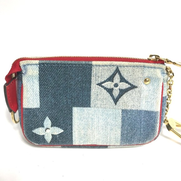 LOUIS VUITTON Blue Monogram Wallet - Picture 3 of 11